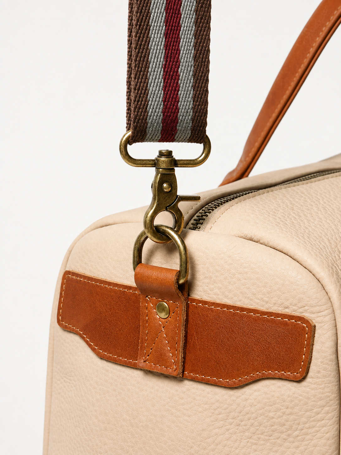 Côte d’Azur Leather Duffel