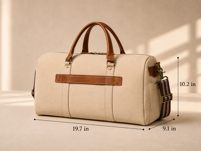 Côte d’Azur Leather Duffel