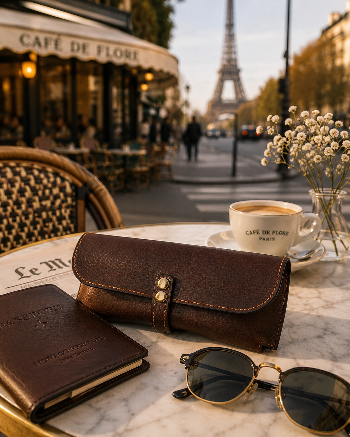 Monaco Heritage™ Leather Eyewear Case