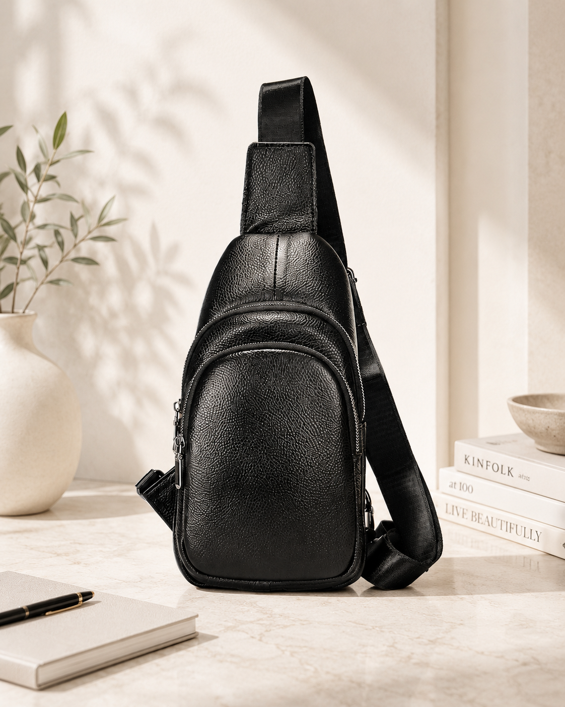 Monaco Executive Leather Crossbody