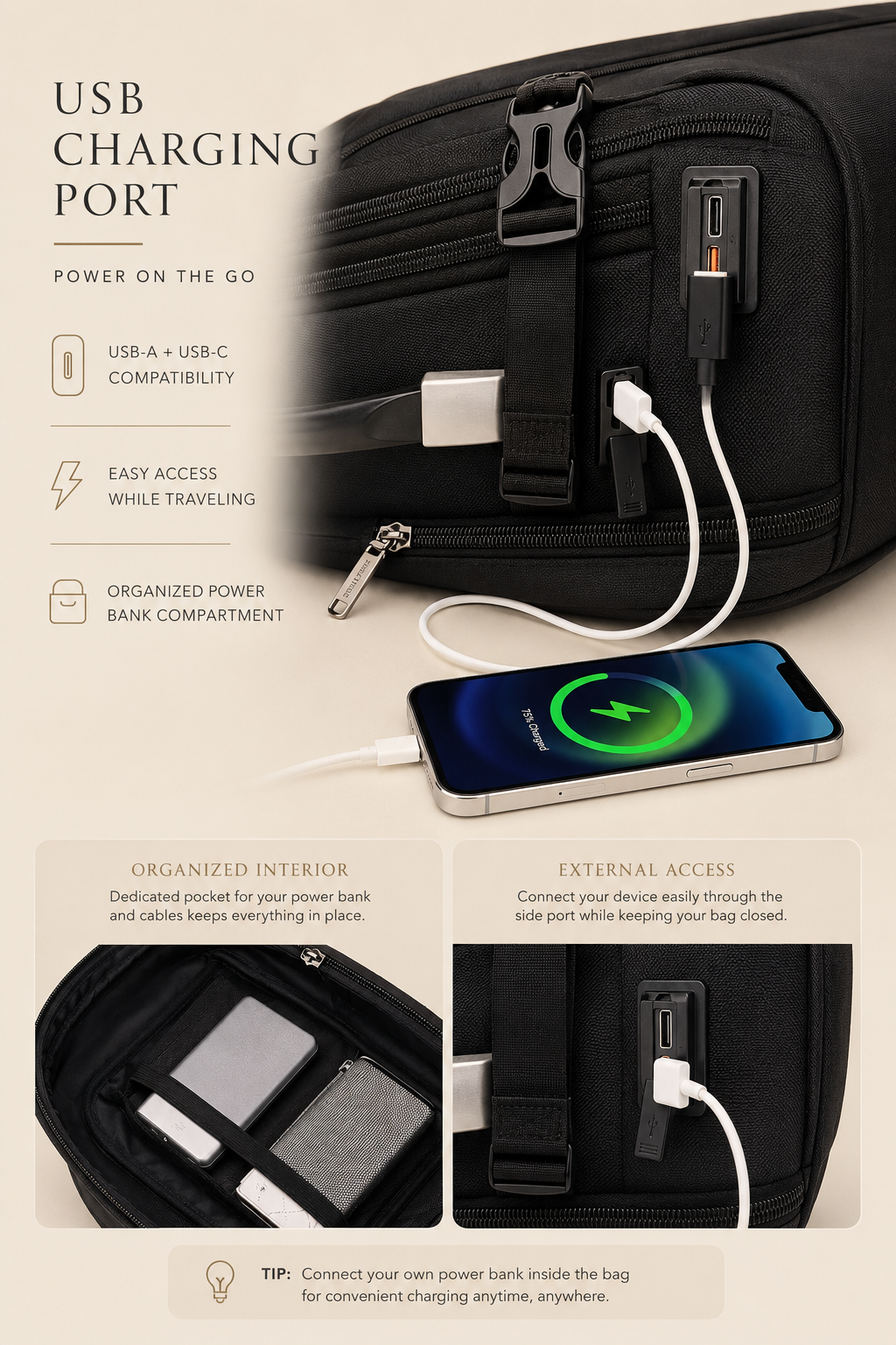 Quest Voyager Apex Convertible Carry-On Backpack