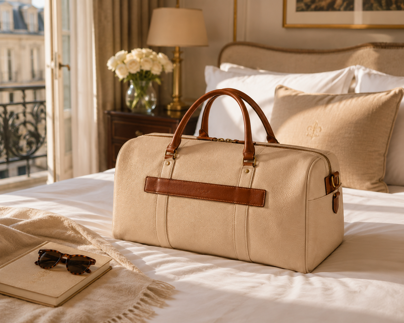 Côte d’Azur Leather Duffel