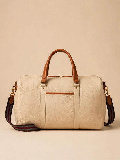 Côte d’Azur Leather Duffel