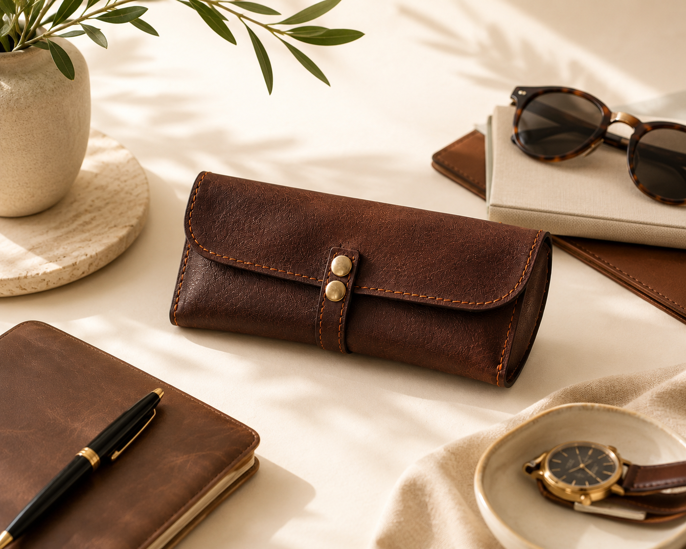 Monaco Heritage™ Leather Eyewear Case