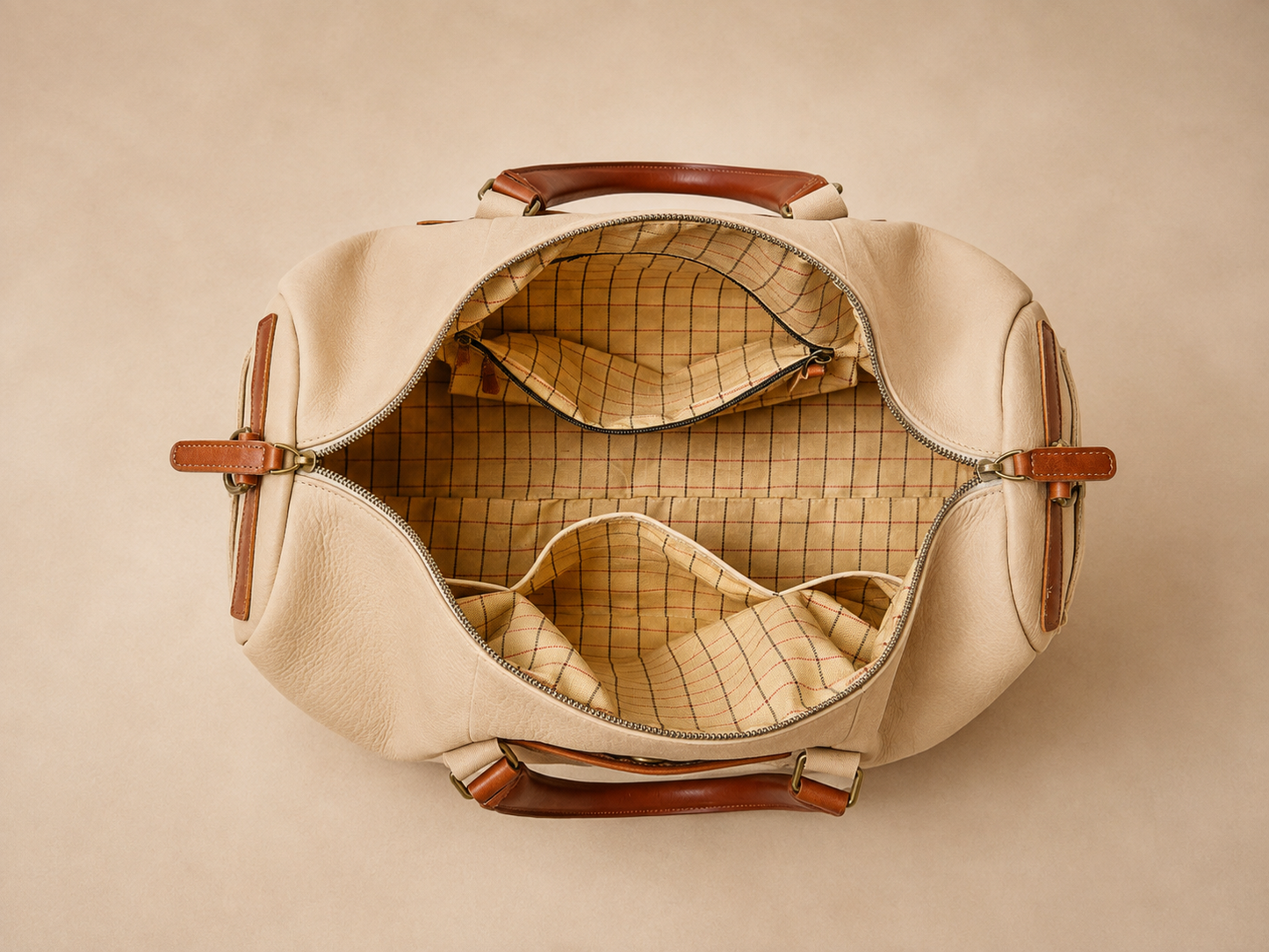 Côte d’Azur Leather Duffel