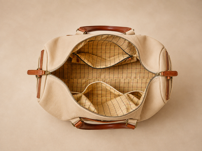 Côte d’Azur Leather Duffel