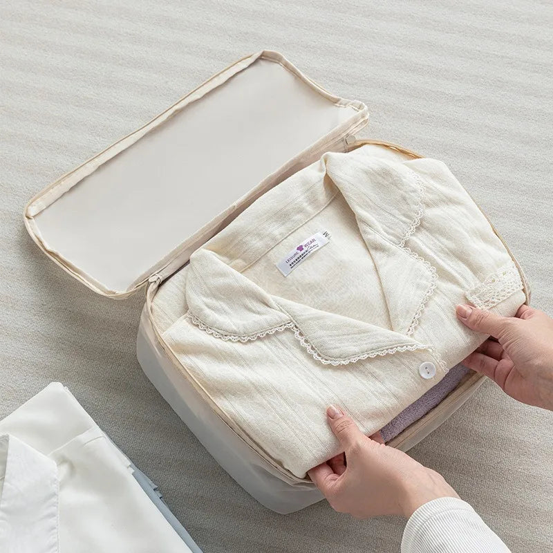 Travel  Packing Cubes - 6 Piece Compression Set