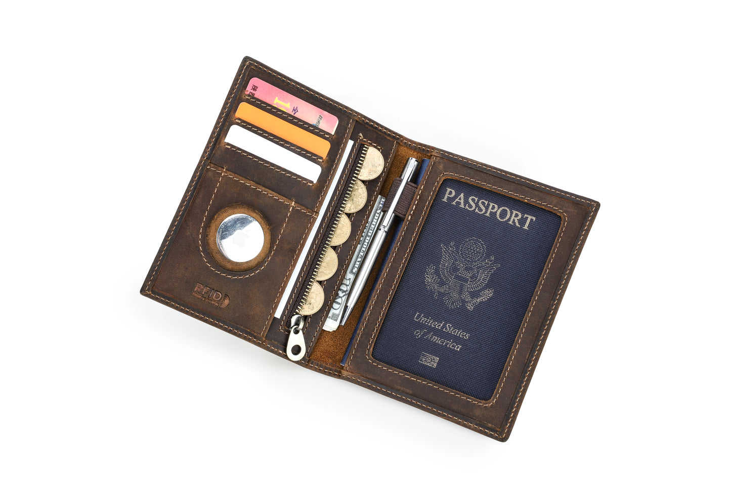 Monaco Passport Wallet - Heritage Leather