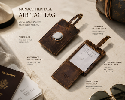 Monaco Heritage AirTag Tag
